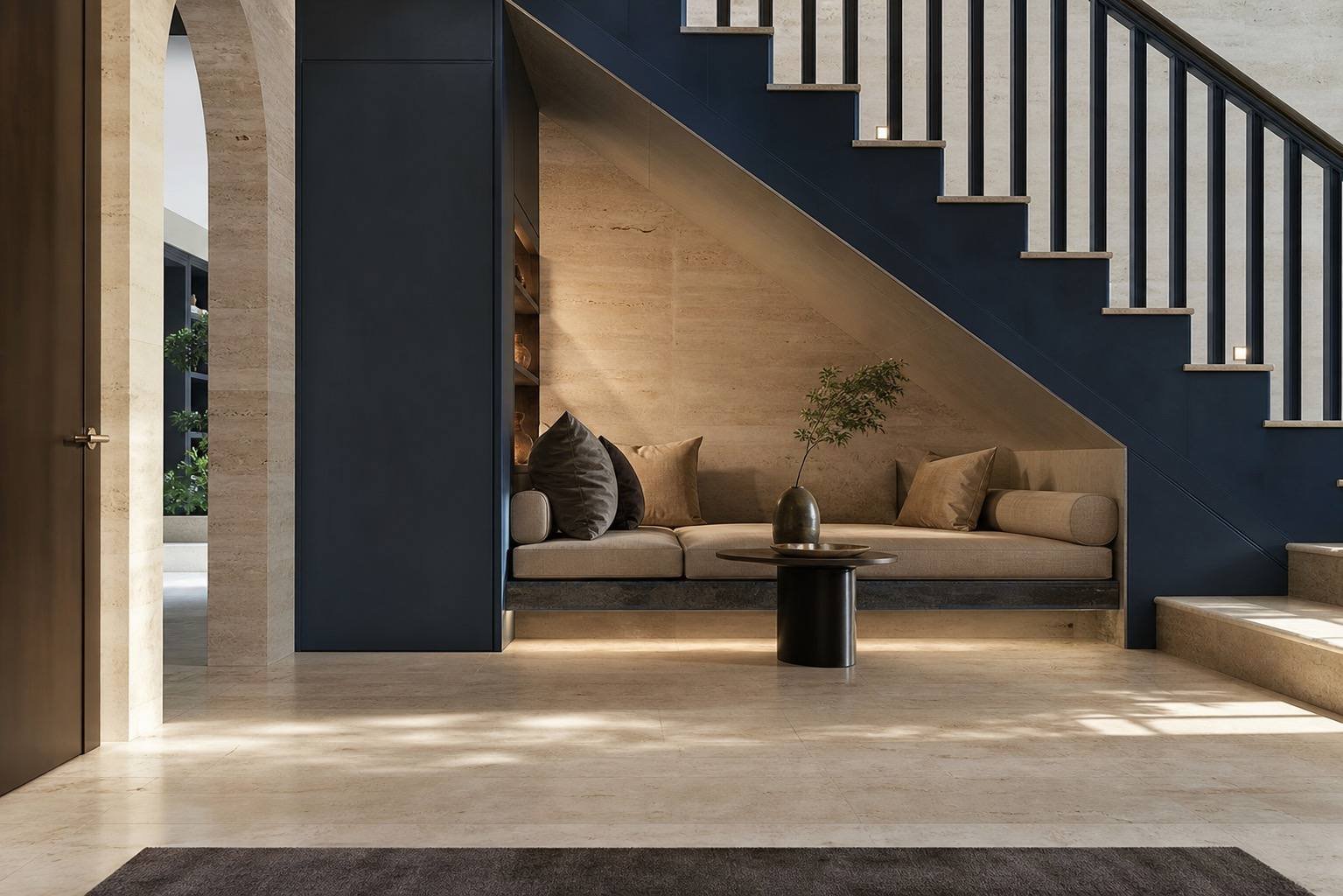 Media room, Al Barari Estate, Al Barari, Dubai — interior design by Blaine Robert Design