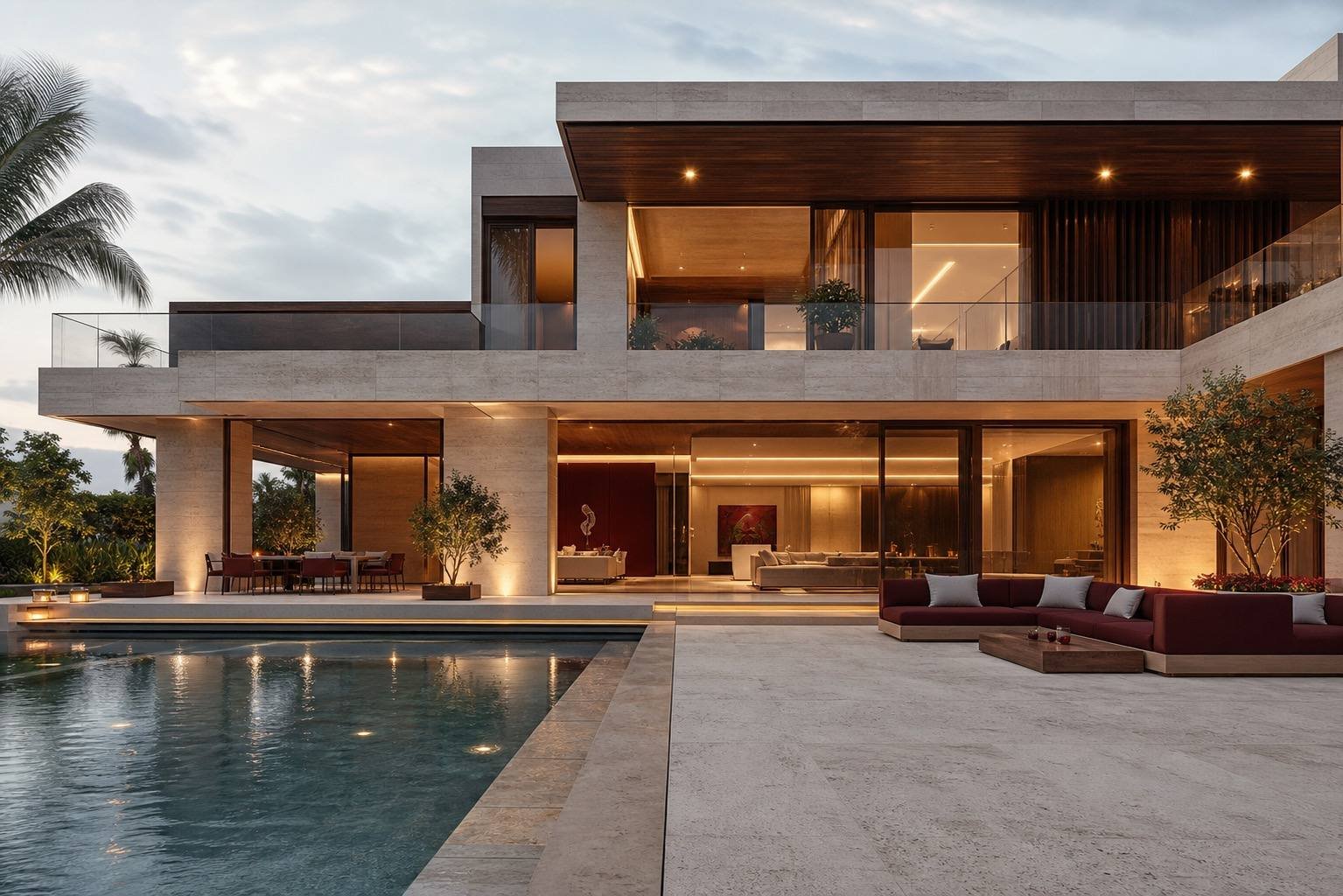 Study, District One Mansion, District One, Dubai — interior design by Blaine Robert Design