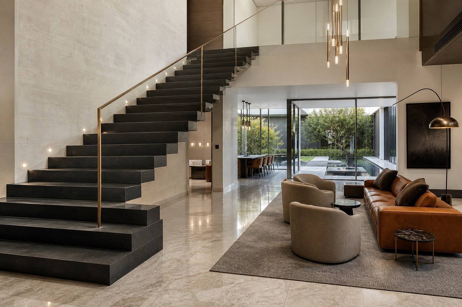 Dressing room, District One Mansion, District One, Dubai — interior design by Blaine Robert Design