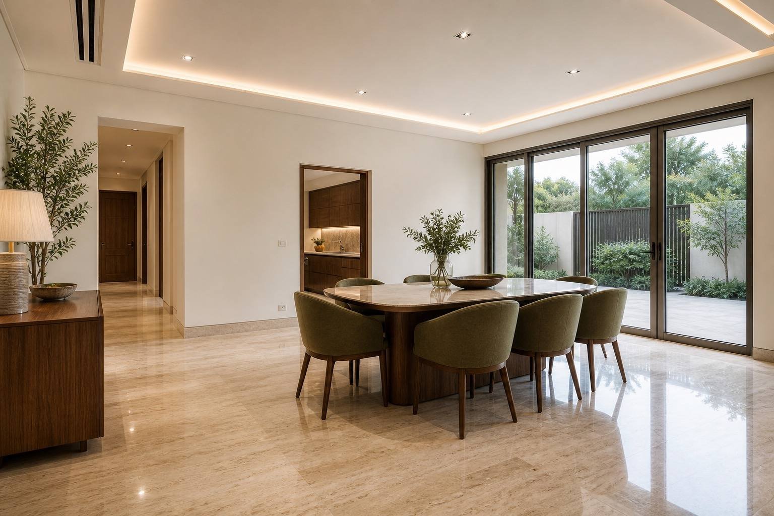 Media room, District One Mansion, District One, Dubai — interior design by Blaine Robert Design
