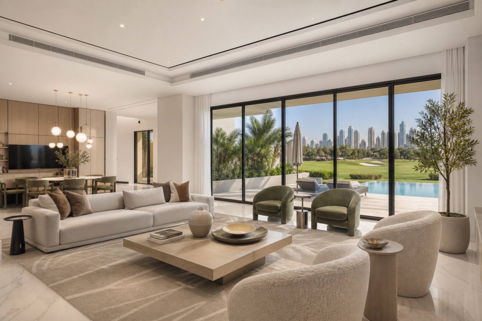 Emirates Hills Villa, Emirates Hills, Dubai — interior design by Blaine Robert Design