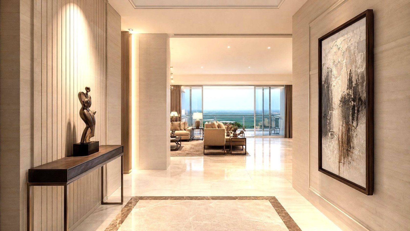 The Camellias, private residence, Gurugram, India — interior design by Blaine Robert Design